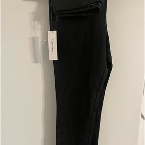 CALVIN KLEIN Smoke Gray Suit Pants: Size L